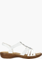 Rieker Damen Riemchensandalen Weiß 143640 1
