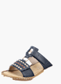 Rieker Damen Pantoletten Blau 137223 2