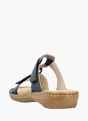Rieker Damen Pantoletten Blau 137223 3