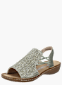 Rieker Damen Riemchensandalen Grün 137224 2