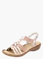 Rieker Damen Riemchensandalen Rosa 137225 2