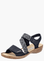 Rieker Damen Riemchensandalen Schwarz 137226 2