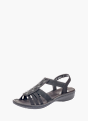 Rieker Damen Riemchensandalen Schwarz 137228 1