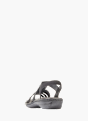 Rieker Damen Riemchensandalen Schwarz 137228 2