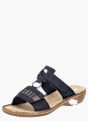 Rieker Damen Pantoletten Schwarz 137229 2