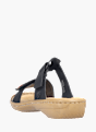 Rieker Damen Pantoletten Schwarz 137229 3