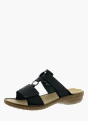 Rieker Damen Pantoletten Schwarz 137231 2