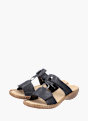 Rieker Damen Pantoletten Schwarz 137231 4