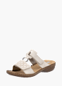 Rieker Damen Pantoletten Beige 137233 2