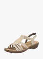 Rieker Damen Riemchensandalen Beige 131124 2