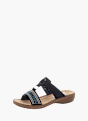 Rieker Damen Pantoletten Blau 137217 2