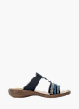 Rieker Damen Pantoletten Blau 137217 1