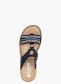 Rieker Damen Pantoletten Blau 137217 3