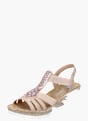 Rieker Damen Keilsandaletten Rosa 137247 2