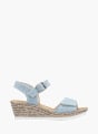 Rieker Damen Keilsandaletten Blau 137249 1