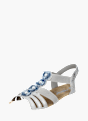 Rieker Damen Keilsandaletten Silber 137259 2
