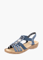Rieker Damen Riemchensandalen Blau 137261 2