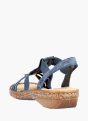 Rieker Damen Riemchensandalen Blau 137261 3
