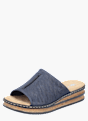Rieker Damen Pantoletten Blau 137270 2