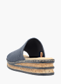 Rieker Damen Pantoletten Blau 137270 3