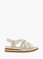 Rieker Damen Keilsandaletten Beige 137273 1