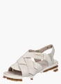 Rieker Damen Keilsandaletten Beige 137273 2