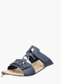 Rieker Damen Pantoletten Blau 137274 2