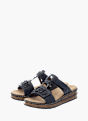 Rieker Damen Pantoletten Blau 137274 4