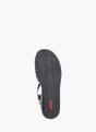 Rieker Damen Keilsandaletten Grau 137276 4