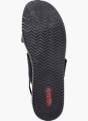 Rieker Damen Keilsandaletten Schwarz 143643 4