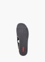 Rieker Damen Keilsandaletten Schwarz 137280 4