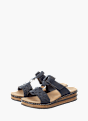 Rieker Damen Pantoletten Blau 137266 4
