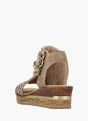 Rieker Damen Keilsandaletten Beige 137290 3
