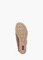 Rieker Damen Keilsandaletten Beige 137290 4