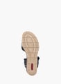 Rieker Damen Keilsandaletten Blau 137291 4
