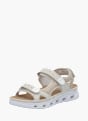 Rieker Damen Trekkingsandalen Beige 137298 2