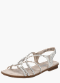 Rieker Damen Riemchensandalen Beige 137300 2