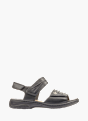 Rieker Damen Riemchensandalen Schwarz 137306 1