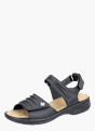 Rieker Damen Riemchensandalen Schwarz 137306 2
