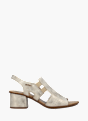Rieker Damen Riemchensandaletten Beige 137314 1