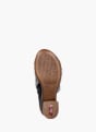 Rieker Damen Sandaletten Schwarz 137318 4