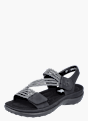 Rieker Damen Trekkingsandalen Schwarz 137322 2