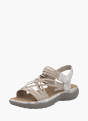 Rieker Damen Trekkingsandalen Beige 137328 2