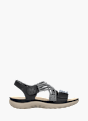 Rieker Damen Trekkingsandalen Schwarz 137329 1