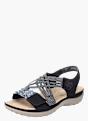 Rieker Damen Trekkingsandalen Schwarz 137329 2
