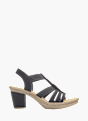 Rieker Damen Riemchensandaletten Schwarz 137337 1