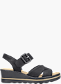 Rieker Damen Keilsandaletten Schwarz 143650 1