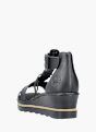 Rieker Damen Keilsandaletten Schwarz 137343 3