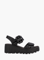 Rieker Damen Keilsandaletten Schwarz 137349 1