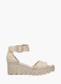Rieker Damen Keilsandaletten Beige 137352 1